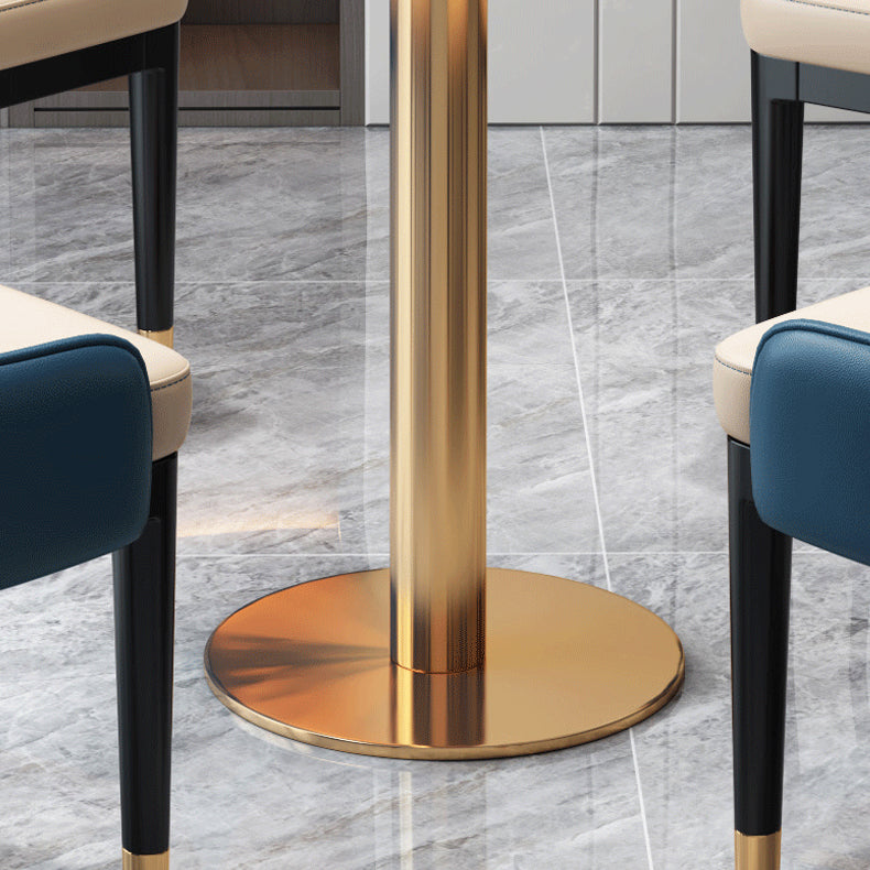 Glam 1/5 Pieces Marble Dining Set Dining Furniture Set /Separate Items Clearhalo 'Dining Room Sets' 'Dining Tables & Seating' 'dining_room_set' 'furn' 'furn_dining_room_set' 'Furniture' 'furniture_dining_room_set' 'Kitchen & Dining Furniture' 'kitchen&dining_furn' 'kitchen' 4313531