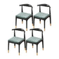 Modern 1/4/5/7 Pieces Dining Set Sintered Stone Dining Furniture Set /Separate Items 4 Green Chairs Clearhalo 'Dining Room Sets' 'Dining Tables & Seating' 'dining_room_set' 'furn' 'furn_dining_room_set' 'Furniture' 'furniture_dining_room_set' 'Kitchen & Dining Furniture' 'kitchen&dining_furn' 'kitchen' 4313544
