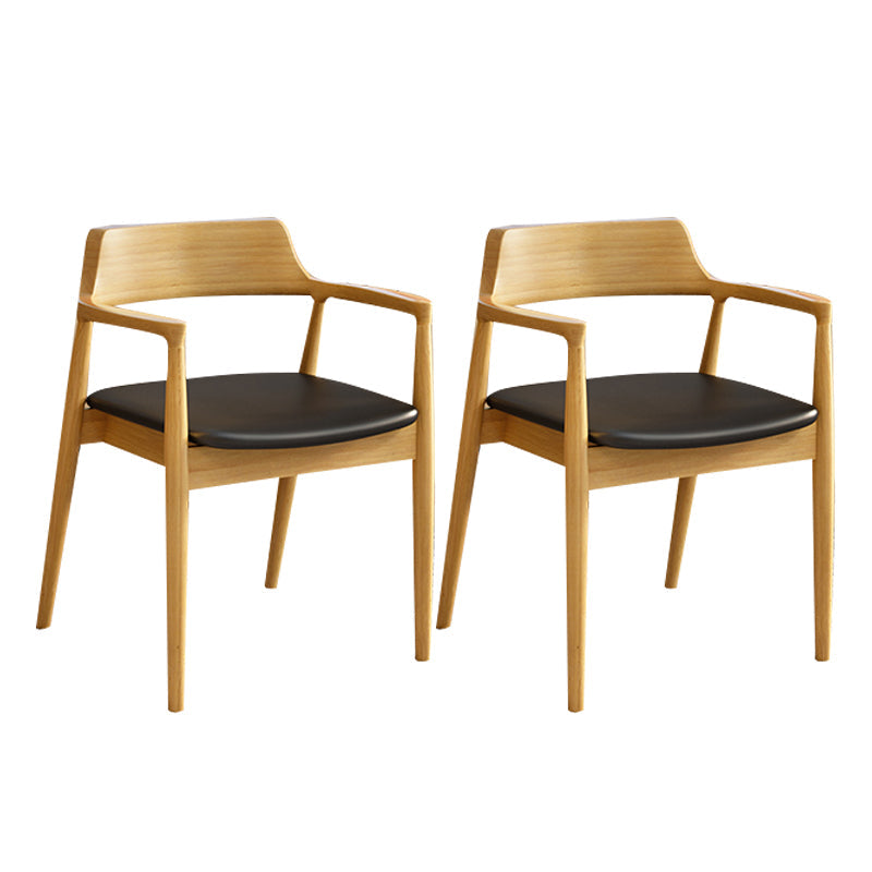 Modern Pine Wood Dining Room Set 1/2/5/7 Pieces Dining Furniture Set /Separate Items 2 Wood Chairs Clearhalo 'Dining Room Sets' 'Dining Tables & Seating' 'dining_room_set' 'furn' 'furn_dining_room_set' 'Furniture' 'furniture_dining_room_set' 'Kitchen & Dining Furniture' 'kitchen&dining_furn' 'kitchen' 4313576