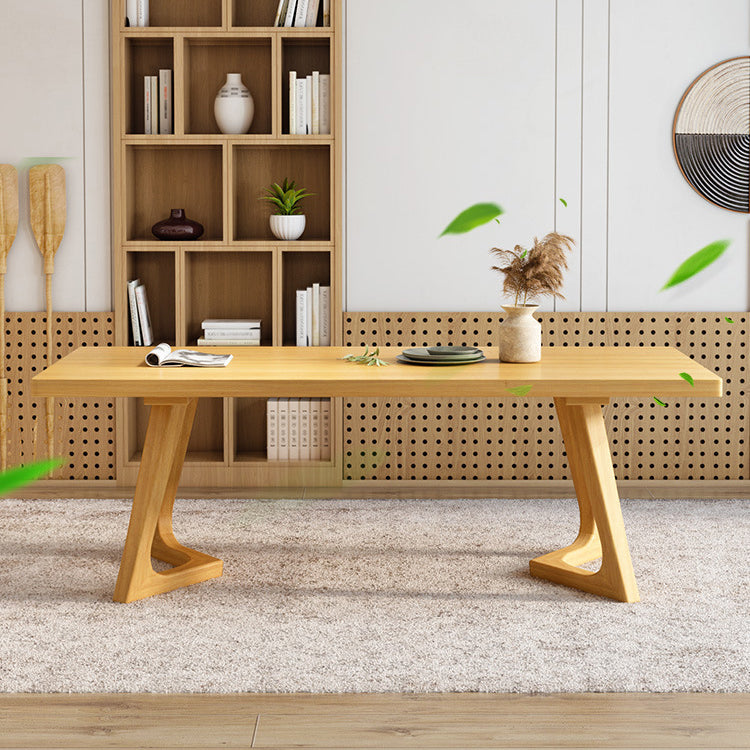 Modern Pine Wood Dining Room Set 1/2/5/7 Pieces Dining Furniture Set /Separate Items Clearhalo 'Dining Room Sets' 'Dining Tables & Seating' 'dining_room_set' 'furn' 'furn_dining_room_set' 'Furniture' 'furniture_dining_room_set' 'Kitchen & Dining Furniture' 'kitchen&dining_furn' 'kitchen' 4313586