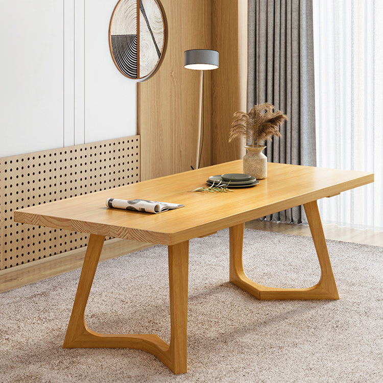 Modern Pine Wood Dining Room Set 1/2/5/7 Pieces Dining Furniture Set /Separate Items Clearhalo 'Dining Room Sets' 'Dining Tables & Seating' 'dining_room_set' 'furn' 'furn_dining_room_set' 'Furniture' 'furniture_dining_room_set' 'Kitchen & Dining Furniture' 'kitchen&dining_furn' 'kitchen' 4313587