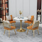 Glam 1/2/3/4/5 Pieces Sintered Stone Dining Set Dining Furniture Set /Separate Items Clearhalo 'Dining Room Sets' 'Dining Tables & Seating' 'dining_room_set' 'furn' 'furn_dining_room_set' 'Furniture' 'furniture_dining_room_set' 'Kitchen & Dining Furniture' 'kitchen&dining_furn' 'kitchen' 4313600