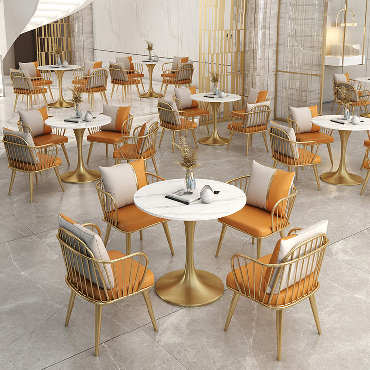 Glam 1/2/3/4/5 Pieces Sintered Stone Dining Set Dining Furniture Set /Separate Items Clearhalo 'Dining Room Sets' 'Dining Tables & Seating' 'dining_room_set' 'furn' 'furn_dining_room_set' 'Furniture' 'furniture_dining_room_set' 'Kitchen & Dining Furniture' 'kitchen&dining_furn' 'kitchen' 4313611