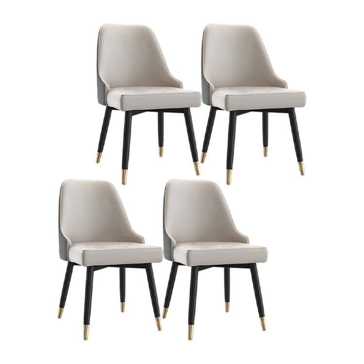 1/4/5/7 Pieces Dining Set Sintered Stone Modern Dining Furniture Set /Separate Items 4 White Chairs Clearhalo 'Dining Room Sets' 'Dining Tables & Seating' 'dining_room_set' 'furn' 'furn_dining_room_set' 'Furniture' 'furniture_dining_room_set' 'Kitchen & Dining Furniture' 'kitchen&dining_furn' 'kitchen' 4313622