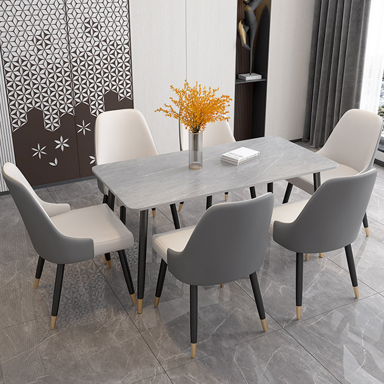 1/4/5/7 Pieces Dining Set Sintered Stone Modern Dining Furniture Set /Separate Items Clearhalo 'Dining Room Sets' 'Dining Tables & Seating' 'dining_room_set' 'furn' 'furn_dining_room_set' 'Furniture' 'furniture_dining_room_set' 'Kitchen & Dining Furniture' 'kitchen&dining_furn' 'kitchen' 4313631