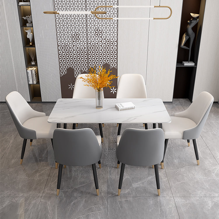 1/4/5/7 Pieces Dining Set Sintered Stone Modern Dining Furniture Set /Separate Items Clearhalo 'Dining Room Sets' 'Dining Tables & Seating' 'dining_room_set' 'furn' 'furn_dining_room_set' 'Furniture' 'furniture_dining_room_set' 'Kitchen & Dining Furniture' 'kitchen&dining_furn' 'kitchen' 4313632