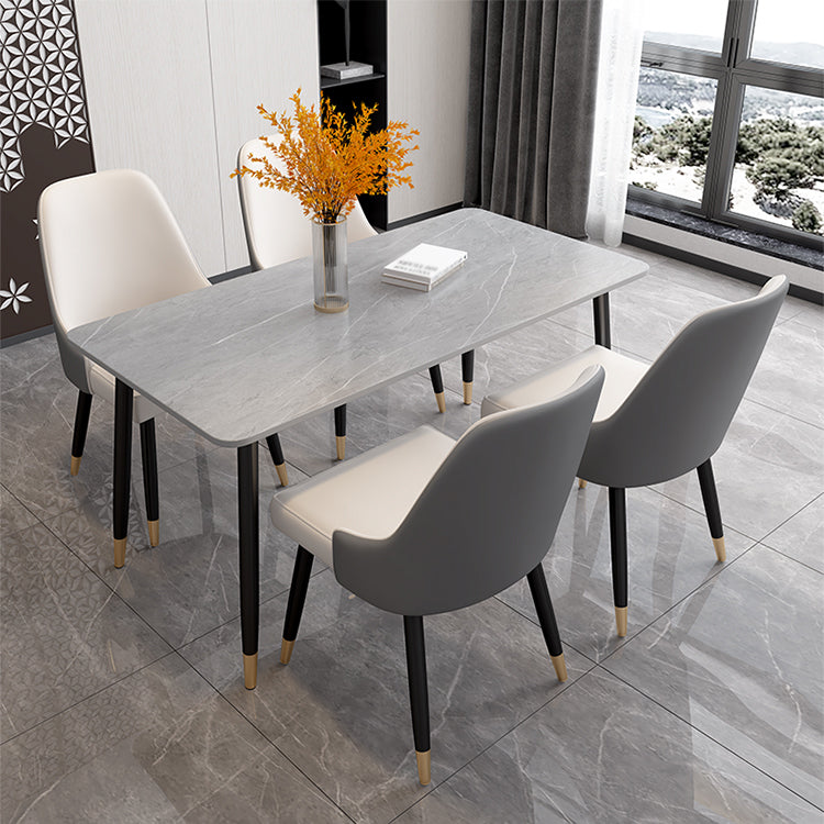 1/4/5/7 Pieces Dining Set Sintered Stone Modern Dining Furniture Set /Separate Items Clearhalo 'Dining Room Sets' 'Dining Tables & Seating' 'dining_room_set' 'furn' 'furn_dining_room_set' 'Furniture' 'furniture_dining_room_set' 'Kitchen & Dining Furniture' 'kitchen&dining_furn' 'kitchen' 4313633