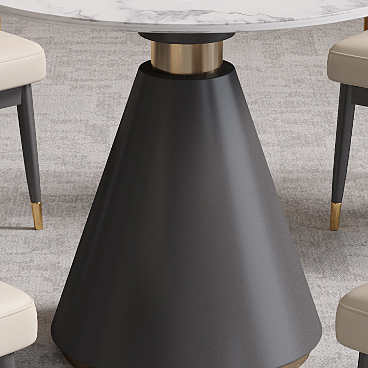 Glam 1/5 Pieces Sintered Stone Dining Set Dining Furniture Set /Separate Items Clearhalo 'Dining Room Sets' 'Dining Tables & Seating' 'dining_room_set' 'furn' 'furn_dining_room_set' 'Furniture' 'furniture_dining_room_set' 'Kitchen & Dining Furniture' 'kitchen&dining_furn' 'kitchen' 4313648