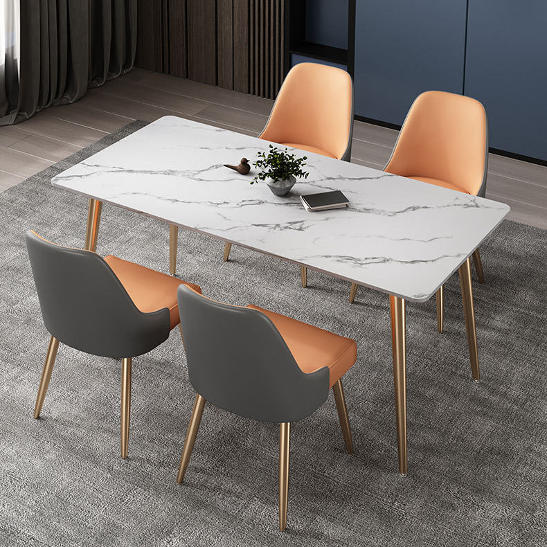 Glam Stone Dining Room Set 1/2/5/7 Pieces Dining Furniture Set /Separate Items Clearhalo 'Dining Room Sets' 'Dining Tables & Seating' 'dining_room_set' 'furn' 'furn_dining_room_set' 'Furniture' 'furniture_dining_room_set' 'Kitchen & Dining Furniture' 'kitchen&dining_furn' 'kitchen' 4313676