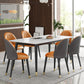 Glam 1/5/7 Pieces Metal Dining Set Dining Furniture Set /Separate Items Clearhalo 'Dining Room Sets' 'Dining Tables & Seating' 'dining_room_set' 'furn' 'furn_dining_room_set' 'Furniture' 'furniture_dining_room_set' 'Kitchen & Dining Furniture' 'kitchen&dining_furn' 'kitchen' 4313719