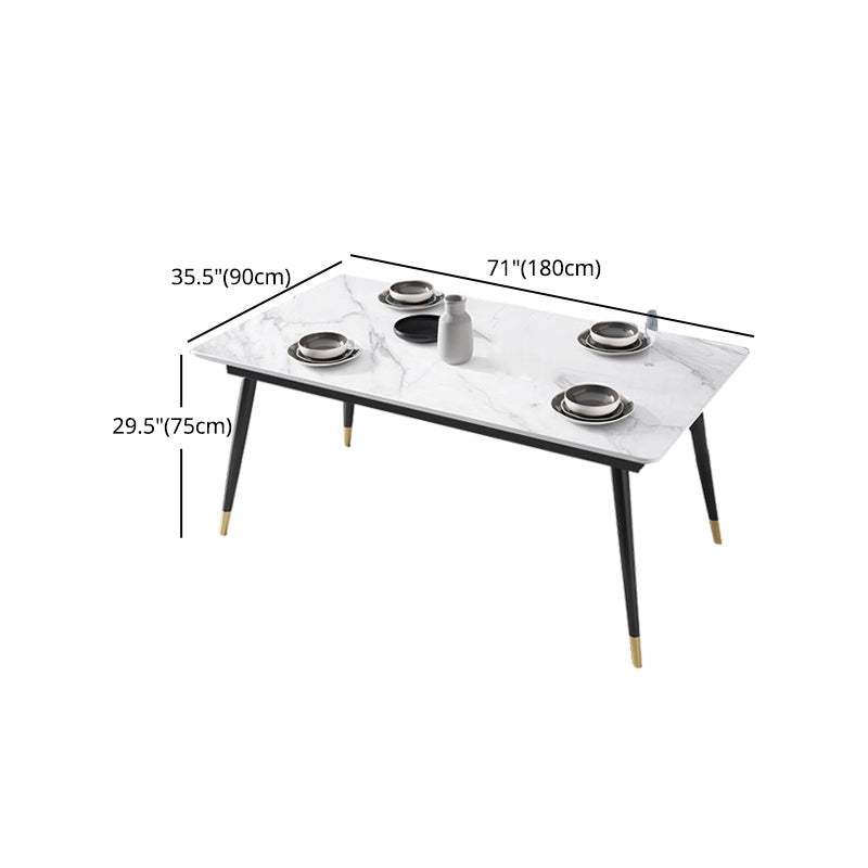 Glam 1/5/7 Pieces Metal Dining Set Dining Furniture Set /Separate Items Clearhalo 'Dining Room Sets' 'Dining Tables & Seating' 'dining_room_set' 'furn' 'furn_dining_room_set' 'Furniture' 'furniture_dining_room_set' 'Kitchen & Dining Furniture' 'kitchen&dining_furn' 'kitchen' 4313723