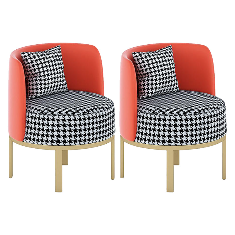 Contemporary Sintered Stone Dining Set 1/2/3/4/5 Pieces Furniture Set /Separate Items 2 Orange Chairs Clearhalo 'Dining Room Sets' 'Dining Tables & Seating' 'dining_room_set' 'furn' 'furn_dining_room_set' 'Furniture' 'furniture_dining_room_set' 'Kitchen & Dining Furniture' 'kitchen&dining_furn' 'kitchen' 4313742