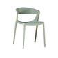 Contemporary Style Plastic Dining Chair Dining Armless Side Chairs for Kitchen Green 1 Piece Clearhalo ' kitchen&dining_furn' 'Dining Chairs' 'Dining Tables & Seating' 'dining_chair' 'furn' 'furn_dining_chair' 'Furniture' 'furniture_dining_chair' 'Kitchen & Dining Furniture' 'kitchen' 4315200