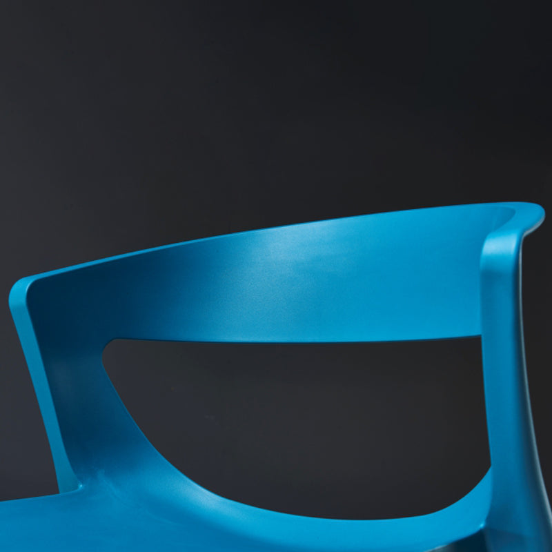 Contemporary Style Plastic Dining Chair Dining Armless Side Chairs for Kitchen Clearhalo ' kitchen&dining_furn' 'Dining Chairs' 'Dining Tables & Seating' 'dining_chair' 'furn' 'furn_dining_chair' 'Furniture' 'furniture_dining_chair' 'Kitchen & Dining Furniture' 'kitchen' 4315209