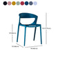 Contemporary Style Plastic Dining Chair Dining Armless Side Chairs for Kitchen Clearhalo ' kitchen&dining_furn' 'Dining Chairs' 'Dining Tables & Seating' 'dining_chair' 'furn' 'furn_dining_chair' 'Furniture' 'furniture_dining_chair' 'Kitchen & Dining Furniture' 'kitchen' 4315229