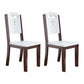 Contemporary Wood Dining Room Chair Armless Open Back Dining Side Chairs Walnut 2 Piece Set Clearhalo ' kitchen&dining_furn' 'Dining Chairs' 'Dining Tables & Seating' 'dining_chair' 'furn' 'furn_dining_chair' 'Furniture' 'furniture_dining_chair' 'Kitchen & Dining Furniture' 'kitchen' 4315257