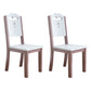 Contemporary Wood Dining Room Chair Armless Open Back Dining Side Chairs Rose Gold 2 Piece Set Clearhalo ' kitchen&dining_furn' 'Dining Chairs' 'Dining Tables & Seating' 'dining_chair' 'furn' 'furn_dining_chair' 'Furniture' 'furniture_dining_chair' 'Kitchen & Dining Furniture' 'kitchen' 4315265