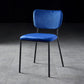Nordic Style Dining Chairs Armless Open Back Stackable Chairs with Metal Legs Blue 1 Piece Black Clearhalo ' kitchen&dining_furn' 'Dining Chairs' 'Dining Tables & Seating' 'dining_chair' 'furn' 'furn_dining_chair' 'Furniture' 'furniture_dining_chair' 'Kitchen & Dining Furniture' 'kitchen' 4315335