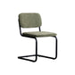 Contemporary Style Dining Chairs Armless Open Back Chairs with Metal Legs Blackish Green 1 Piece Black Clearhalo ' kitchen&dining_furn' 'Dining Chairs' 'Dining Tables & Seating' 'dining_chair' 'furn' 'furn_dining_chair' 'Furniture' 'furniture_dining_chair' 'Kitchen & Dining Furniture' 'kitchen' 4315343