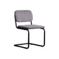 Contemporary Style Dining Chairs Armless Open Back Chairs with Metal Legs Dark Gray 1 Piece Black Clearhalo ' kitchen&dining_furn' 'Dining Chairs' 'Dining Tables & Seating' 'dining_chair' 'furn' 'furn_dining_chair' 'Furniture' 'furniture_dining_chair' 'Kitchen & Dining Furniture' 'kitchen' 4315348