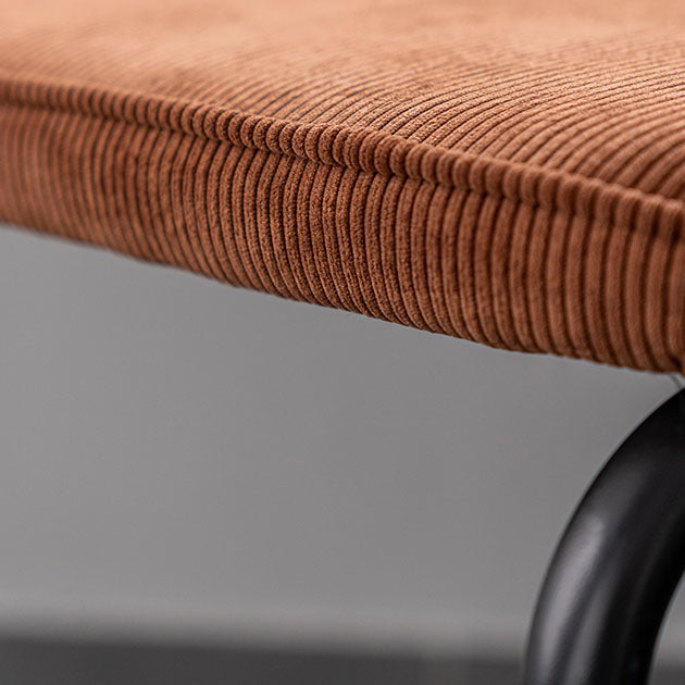 Contemporary Style Dining Chairs Armless Open Back Chairs with Metal Legs Clearhalo ' kitchen&dining_furn' 'Dining Chairs' 'Dining Tables & Seating' 'dining_chair' 'furn' 'furn_dining_chair' 'Furniture' 'furniture_dining_chair' 'Kitchen & Dining Furniture' 'kitchen' 4315353