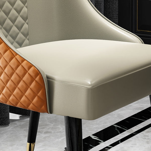 Contemporary Dining Chair Wooden Armless Side Parsons Chair for Kitchen Clearhalo ' kitchen&dining_furn' 'Dining Chairs' 'Dining Tables & Seating' 'dining_chair' 'furn' 'furn_dining_chair' 'Furniture' 'furniture_dining_chair' 'Kitchen & Dining Furniture' 'kitchen' 4315415