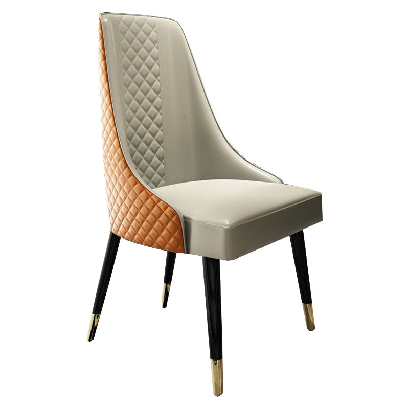 Contemporary Dining Chair Wooden Armless Side Parsons Chair for Kitchen Clearhalo ' kitchen&dining_furn' 'Dining Chairs' 'Dining Tables & Seating' 'dining_chair' 'furn' 'furn_dining_chair' 'Furniture' 'furniture_dining_chair' 'Kitchen & Dining Furniture' 'kitchen' 4315416