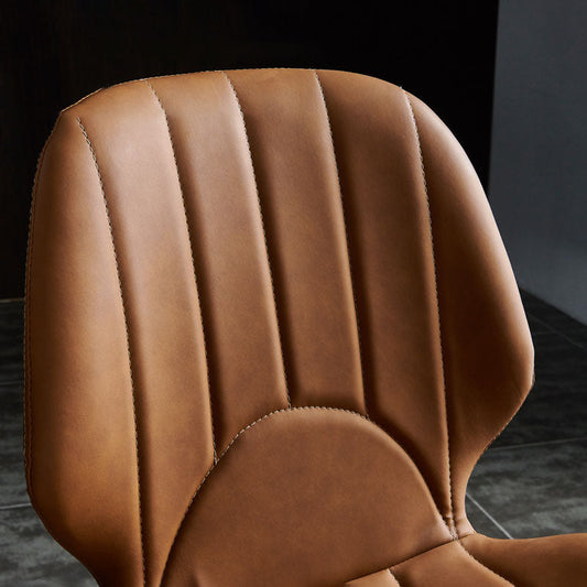 Contemporary Dining Chair Armless Metal Side Wingback Chair for Kitchen Clearhalo ' kitchen&dining_furn' 'Dining Chairs' 'Dining Tables & Seating' 'dining_chair' 'furn' 'furn_dining_chair' 'Furniture' 'furniture_dining_chair' 'Kitchen & Dining Furniture' 'kitchen' 4315426