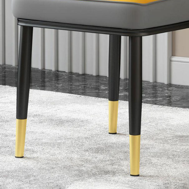 Nordic Dining Chairs Metal Armless Side Parsons Chair for Kitchen Clearhalo ' kitchen&dining_furn' 'Dining Chairs' 'Dining Tables & Seating' 'dining_chair' 'furn' 'furn_dining_chair' 'Furniture' 'furniture_dining_chair' 'Kitchen & Dining Furniture' 'kitchen' 4315443