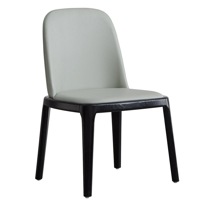 Industrial Home Parsons Side Chair Leather Dining Chair with Wood Legs Clearhalo ' kitchen&dining_furn' 'Dining Chairs' 'Dining Tables & Seating' 'dining_chair' 'furn' 'furn_dining_chair' 'Furniture' 'furniture_dining_chair' 'Kitchen & Dining Furniture' 'kitchen' 4315494