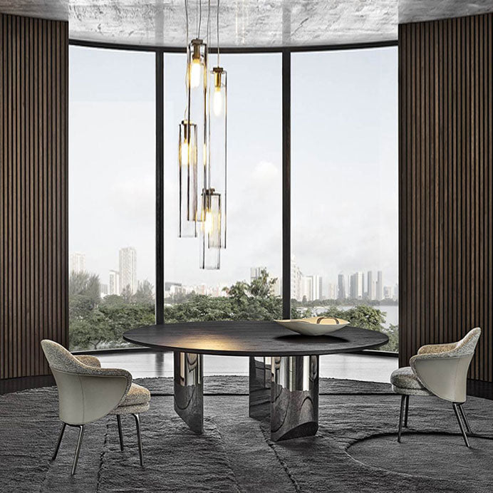 Modern Metal Dining Arm Chair Dining Fabric Side Chair for Restaurant Use Clearhalo ' kitchen&dining_furn' 'Dining Chairs' 'Dining Tables & Seating' 'dining_chair' 'furn' 'furn_dining_chair' 'Furniture' 'furniture_dining_chair' 'Kitchen & Dining Furniture' 'kitchen' 4315503