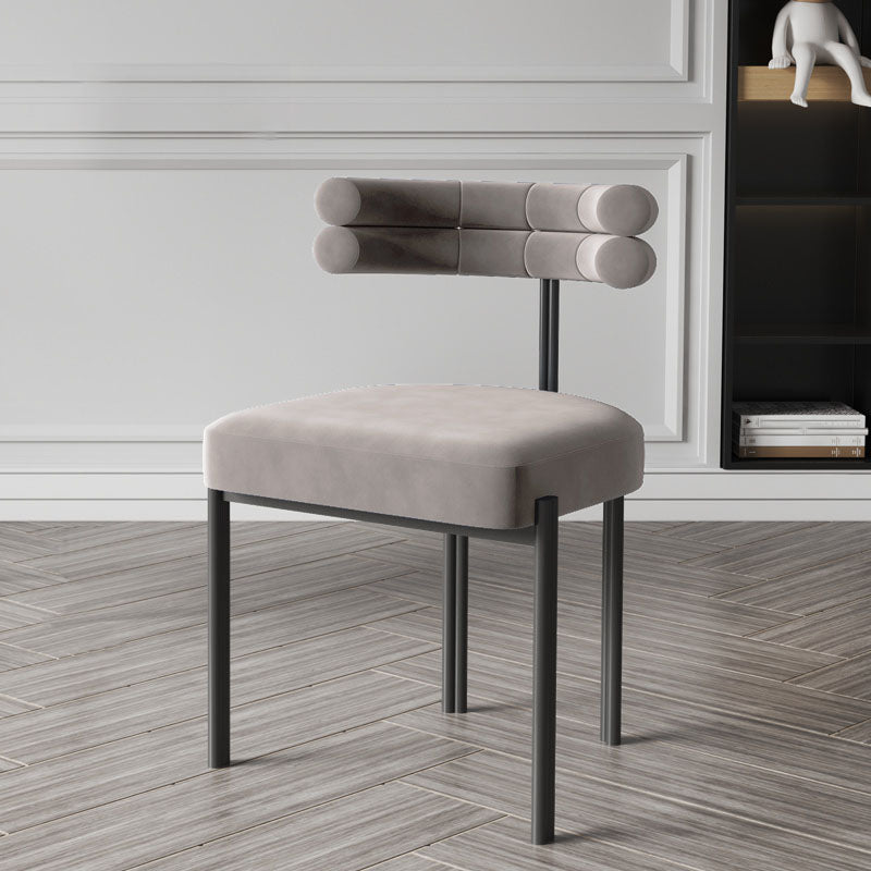 Designer Style Dining Side Chair Open Back Armless Dining Chair Clearhalo ' kitchen&dining_furn' 'Dining Chairs' 'Dining Tables & Seating' 'dining_chair' 'furn' 'furn_dining_chair' 'Furniture' 'furniture_dining_chair' 'Kitchen & Dining Furniture' 'kitchen' 4315519