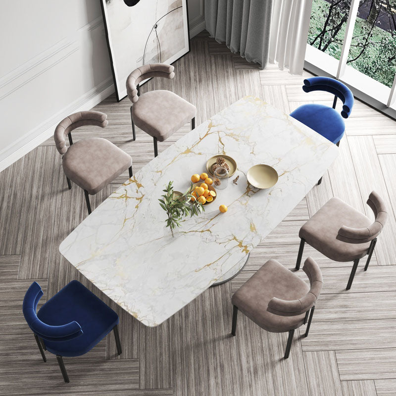 Designer Style Dining Side Chair Open Back Armless Dining Chair Clearhalo ' kitchen&dining_furn' 'Dining Chairs' 'Dining Tables & Seating' 'dining_chair' 'furn' 'furn_dining_chair' 'Furniture' 'furniture_dining_chair' 'Kitchen & Dining Furniture' 'kitchen' 4315521