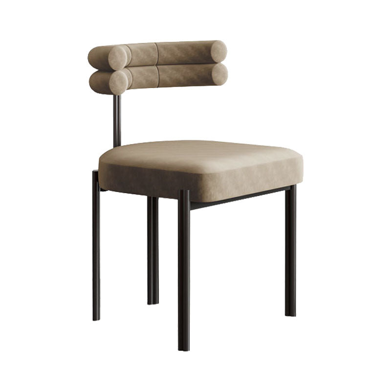 Designer Style Dining Side Chair Open Back Armless Dining Chair Clearhalo ' kitchen&dining_furn' 'Dining Chairs' 'Dining Tables & Seating' 'dining_chair' 'furn' 'furn_dining_chair' 'Furniture' 'furniture_dining_chair' 'Kitchen & Dining Furniture' 'kitchen' 4315525