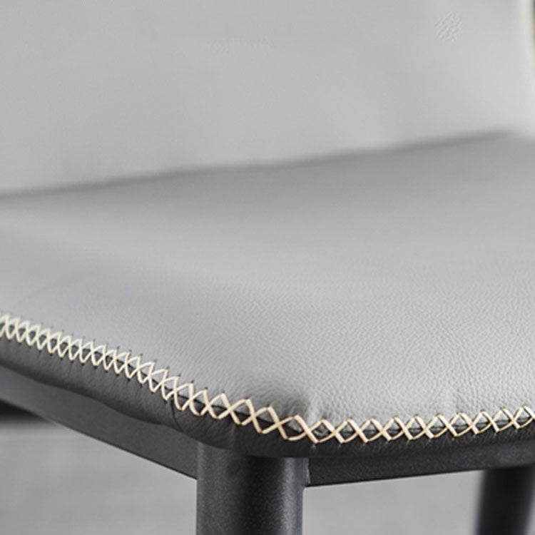 Restaurant Contemporary Leather Side Chair Wingback Dining Chairs Clearhalo ' kitchen&dining_furn' 'Dining Chairs' 'Dining Tables & Seating' 'dining_chair' 'furn' 'furn_dining_chair' 'Furniture' 'furniture_dining_chair' 'Kitchen & Dining Furniture' 'kitchen' 4315541