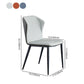 Restaurant Contemporary Leather Side Chair Wingback Dining Chairs Clearhalo ' kitchen&dining_furn' 'Dining Chairs' 'Dining Tables & Seating' 'dining_chair' 'furn' 'furn_dining_chair' 'Furniture' 'furniture_dining_chair' 'Kitchen & Dining Furniture' 'kitchen' 4315545