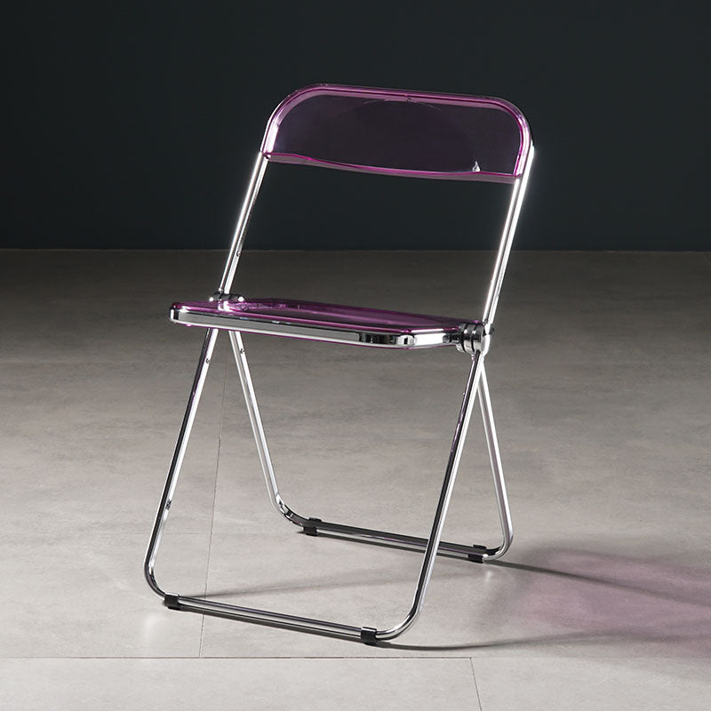 Modern Dining Armless Chair Plastic Dining Side Chair for Restaurant Use Rose Red 1 Piece Clearhalo ' kitchen&dining_furn' 'Dining Chairs' 'Dining Tables & Seating' 'dining_chair' 'furn' 'furn_dining_chair' 'Furniture' 'furniture_dining_chair' 'Kitchen & Dining Furniture' 'kitchen' 4315557