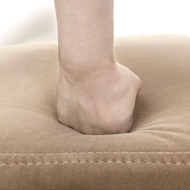 Modern Metal Dining Armless Chair Velvet Dining Side Chair for Restaurant Use Clearhalo ' kitchen&dining_furn' 'Dining Chairs' 'Dining Tables & Seating' 'dining_chair' 'furn' 'furn_dining_chair' 'Furniture' 'furniture_dining_chair' 'Kitchen & Dining Furniture' 'kitchen' 4315577