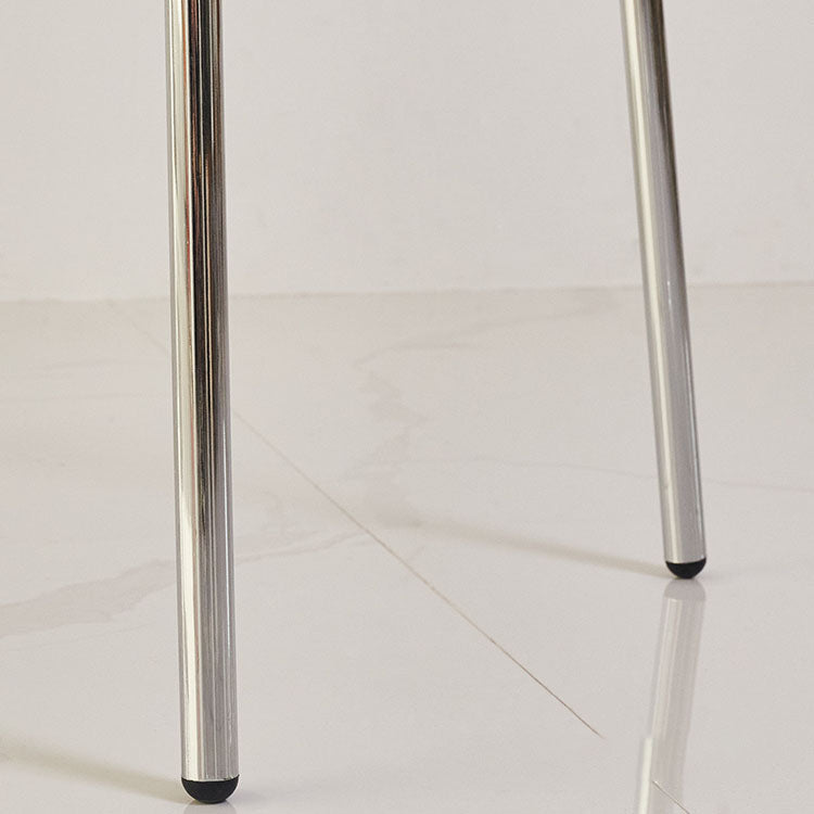 Modern Metal Dining Armless Chair Faux Leather Dining Side Chair for Restaurant Use Clearhalo ' kitchen&dining_furn' 'Dining Chairs' 'Dining Tables & Seating' 'dining_chair' 'furn' 'furn_dining_chair' 'Furniture' 'furniture_dining_chair' 'Kitchen & Dining Furniture' 'kitchen' 4315597