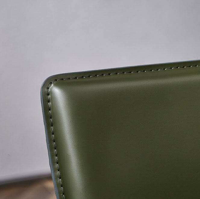 Leather Modern Indoor-Outdoor Chair Restaurant Solid Back Arm Chair Clearhalo ' kitchen&dining_furn' 'Dining Chairs' 'Dining Tables & Seating' 'dining_chair' 'furn' 'furn_dining_chair' 'Furniture' 'furniture_dining_chair' 'Kitchen & Dining Furniture' 'kitchen' 4315645