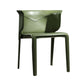 Dining Room Contemporary Dining Chair Metal Wingback Chair with Arm Green 1 Piece Clearhalo ' kitchen&dining_furn' 'Dining Chairs' 'Dining Tables & Seating' 'dining_chair' 'furn' 'furn_dining_chair' 'Furniture' 'furniture_dining_chair' 'Kitchen & Dining Furniture' 'kitchen' 4315710