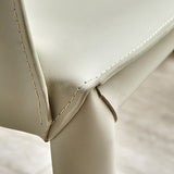 Leather Modern Restaurant Dining Chair Solid Back Dining Chair Clearhalo ' kitchen&dining_furn' 'Dining Chairs' 'Dining Tables & Seating' 'dining_chair' 'furn' 'furn_dining_chair' 'Furniture' 'furniture_dining_chair' 'Kitchen & Dining Furniture' 'kitchen' 4315743