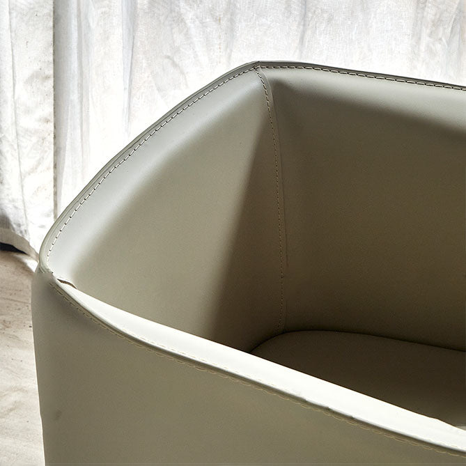 Leather Modern Restaurant Dining Chair Solid Back Dining Chair Clearhalo ' kitchen&dining_furn' 'Dining Chairs' 'Dining Tables & Seating' 'dining_chair' 'furn' 'furn_dining_chair' 'Furniture' 'furniture_dining_chair' 'Kitchen & Dining Furniture' 'kitchen' 4315744