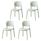 Scandinavian Plastic Conference Room Side Chair Matte Finish Open Back Dining Chair Green 4 Piece Set Clearhalo ' kitchen&dining_furn' 'Dining Chairs' 'Dining Tables & Seating' 'dining_chair' 'furn' 'furn_dining_chair' 'Furniture' 'furniture_dining_chair' 'Kitchen & Dining Furniture' 'kitchen' 4315762