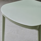 Scandinavian Plastic Conference Room Side Chair Matte Finish Open Back Dining Chair Clearhalo ' kitchen&dining_furn' 'Dining Chairs' 'Dining Tables & Seating' 'dining_chair' 'furn' 'furn_dining_chair' 'Furniture' 'furniture_dining_chair' 'Kitchen & Dining Furniture' 'kitchen' 4315763