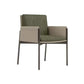 Designer Style Restaurant Solid Back Dining Arm Chair Upholstered Dining Chair Olive Green 1 Piece Clearhalo ' kitchen&dining_furn' 'Dining Chairs' 'Dining Tables & Seating' 'dining_chair' 'furn' 'furn_dining_chair' 'Furniture' 'furniture_dining_chair' 'Kitchen & Dining Furniture' 'kitchen' 4315781