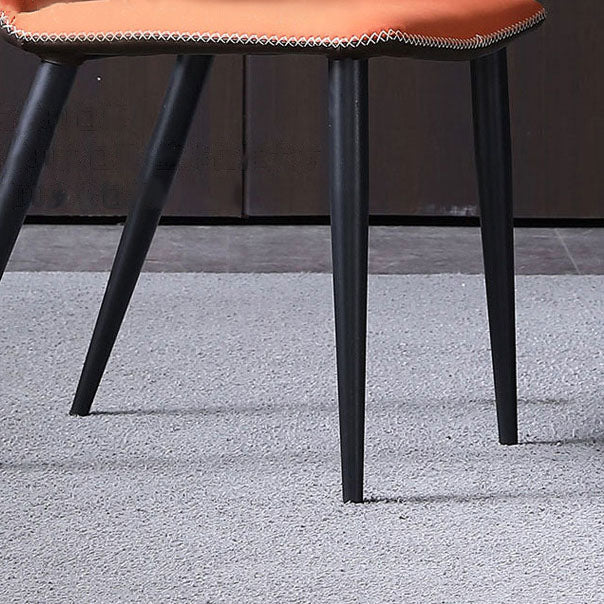 Contemporary Restaurant Leather Side Chair Wingback Dining Chairs Clearhalo ' kitchen&dining_furn' 'Dining Chairs' 'Dining Tables & Seating' 'dining_chair' 'furn' 'furn_dining_chair' 'Furniture' 'furniture_dining_chair' 'Kitchen & Dining Furniture' 'kitchen' 4315829