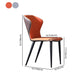 Contemporary Restaurant Leather Side Chair Wingback Dining Chairs Clearhalo ' kitchen&dining_furn' 'Dining Chairs' 'Dining Tables & Seating' 'dining_chair' 'furn' 'furn_dining_chair' 'Furniture' 'furniture_dining_chair' 'Kitchen & Dining Furniture' 'kitchen' 4315832