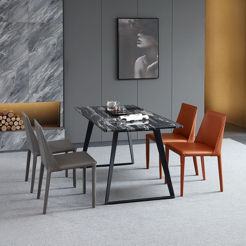 Modern Style Dining Chair Metal Armless Side Chairs for Kitchen Clearhalo ' kitchen&dining_furn' 'Dining Chairs' 'Dining Tables & Seating' 'dining_chair' 'furn' 'furn_dining_chair' 'Furniture' 'furniture_dining_chair' 'Kitchen & Dining Furniture' 'kitchen' 4315838