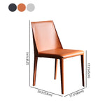 Modern Style Dining Chair Metal Armless Side Chairs for Kitchen Clearhalo ' kitchen&dining_furn' 'Dining Chairs' 'Dining Tables & Seating' 'dining_chair' 'furn' 'furn_dining_chair' 'Furniture' 'furniture_dining_chair' 'Kitchen & Dining Furniture' 'kitchen' 4315844